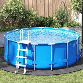 Tapiz de suelo piscina geotextil de poliéster gris claro Ø244cm en Cubiertas de piscina | Comprar online en Foru.es