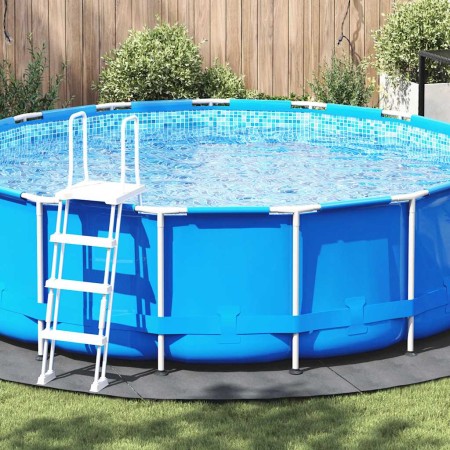 Tapiz de suelo piscina geotextil de poliéster gris claro Ø428cm en Cubiertas de piscina | Comprar online en Foru.es