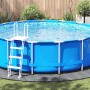Tapiz de suelo piscina geotextil de poliéster gris claro Ø458cm en Cubiertas de piscina | Comprar online en Foru.es
