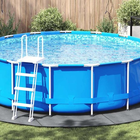 Tapiz de suelo piscina geotextil de poliéster gris claro Ø458cm en Cubiertas de piscina | Comprar online en Foru.es