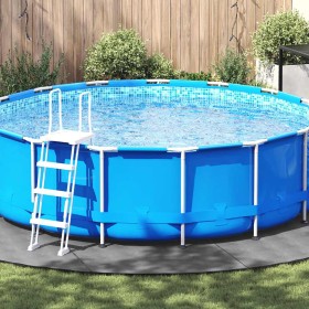 Tapiz de suelo piscina geotextil de poliéster gris claro Ø500cm en Cubiertas de piscina | Comprar online en Foru.es