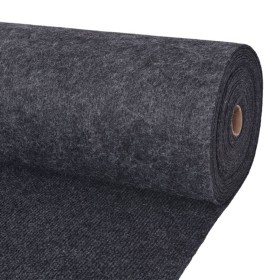 Alfombra para eventos estriada gris antracita 1,2x10 m de vidaXL, Felpudos - Ref: Foro24-287668, Precio: 76,85 €, Descuento: %