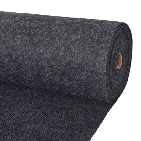 Alfombra para eventos estriada gris antracita 1,2x10 m de vidaXL, Felpudos - Ref: Foro24-287668, Precio: 69,22 €, Descuento: %