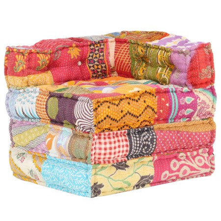 Puf modular de tela patchwork de vidaXL, Cojines para sillas y sofás - Ref: Foro24-287697, Precio: 277,90 €, Descuento: %