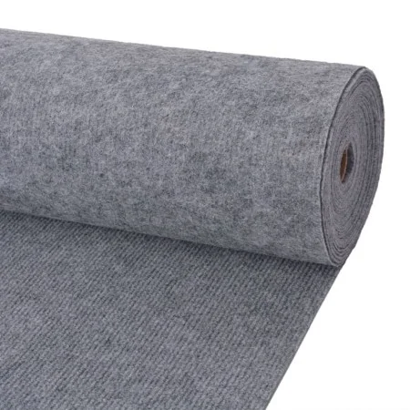 Alfombra para eventos estriada gris 1,2x10 m de vidaXL, Felpudos - Ref: Foro24-287671, Precio: 57,18 €, Descuento: %