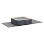 Tapiz de suelo piscina geotextil poliéster gris claro 550x280cm en Cubiertas de piscina | Comprar online en Foru.es