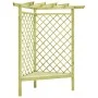 Pérgola esquina y asiento madera pino impregnada 130x130x197 cm de vidaXL, Pérgolas, arcos y enrejados de jardín - Ref: Foro2...