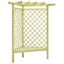 Pérgola esquina y asiento madera pino impregnada 130x130x197 cm de vidaXL, Pérgolas, arcos y enrejados de jardín - Ref: Foro2...
