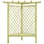 Pérgola esquina y asiento madera pino impregnada 130x130x197 cm de vidaXL, Pérgolas, arcos y enrejados de jardín - Ref: Foro2...
