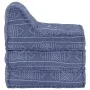Puf modular de tela Indigo de vidaXL, Cojines para sillas y sofás - Ref: Foro24-287716, Precio: 137,01 €, Descuento: %