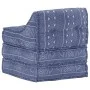 Puf modular de tela Indigo de vidaXL, Cojines para sillas y sofás - Ref: Foro24-287716, Precio: 137,01 €, Descuento: %