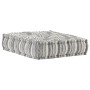 Puf modular de tela de rayas grises de vidaXL, Cojines para sillas y sofás - Ref: Foro24-287713, Precio: 134,70 €, Descuento: %