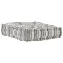 Puf modular de tela de rayas grises de vidaXL, Cojines para sillas y sofás - Ref: Foro24-287713, Precio: 133,71 €, Descuento: %