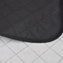 Colcha acolchada a doble cara negro blanco 230x260 cm en Ropa de cama | Comprar online en Foru.es