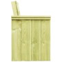 Silla de jardín de madera de pino impregnada de vidaXL, Sillas de jardín - Ref: Foro24-49033, Precio: 82,03 €, Descuento: %