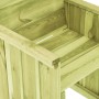 Silla de jardín de madera de pino impregnada de vidaXL, Sillas de jardín - Ref: Foro24-49033, Precio: 82,03 €, Descuento: %