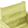 Silla de jardín de madera de pino impregnada de vidaXL, Sillas de jardín - Ref: Foro24-49033, Precio: 82,03 €, Descuento: %