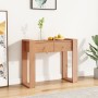 Mesa consola de madera maciza de teca 90x35x75 cm de vidaXL, Mesas auxiliares - Ref: Foro24-287896, Precio: 158,47 €, Descuen...