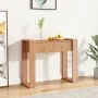 Mesa consola de madera maciza de teca 90x35x75 cm de vidaXL, Mesas auxiliares - Ref: Foro24-287896, Precio: 155,35 €, Descuen...