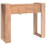 Mesa consola de madera maciza de teca 90x35x75 cm de vidaXL, Mesas auxiliares - Ref: Foro24-287896, Precio: 155,35 €, Descuen...