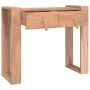 Mesa consola de madera maciza de teca 90x35x75 cm de vidaXL, Mesas auxiliares - Ref: Foro24-287896, Precio: 155,35 €, Descuen...