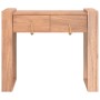 Mesa consola de madera maciza de teca 90x35x75 cm de vidaXL, Mesas auxiliares - Ref: Foro24-287896, Precio: 158,47 €, Descuen...