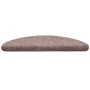 Felpudos autoadhesivos para escaleras, 15 unidades, 56 x 17 x 3 cm, marrón claro, semicirculares en Hogar | Comprar online en Fo