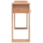 Mesa consola de madera maciza de teca 90x35x75 cm de vidaXL, Mesas auxiliares - Ref: Foro24-287896, Precio: 158,47 €, Descuen...