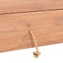 Mesa consola de madera maciza de teca 90x35x75 cm de vidaXL, Mesas auxiliares - Ref: Foro24-287896, Precio: 158,47 €, Descuen...