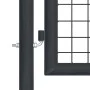 Gartengittertor aus grau verzinktem Stahl, 400 x 125 cm von vidaXL, Gartentore - Ref: Foro24-145776, Preis: 326,53 €, Rabatt: %