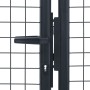 Puerta de malla de jardín acero galvanizado gris 400x125 cm de vidaXL, Puertas de jardín - Ref: Foro24-145776, Precio: 331,84...