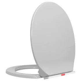 Toilet seat soft close quick release oval light gray by vidaXL, Toilet and bidet seats - Ref: Foro24-145815, Price: 31,97 €, ...