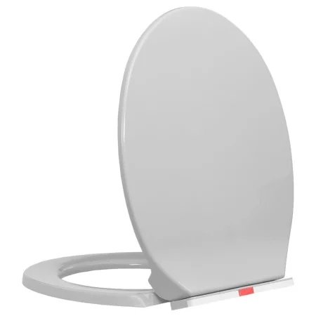 Toilet seat soft close quick release oval light gray by vidaXL, Toilet and bidet seats - Ref: Foro24-145815, Price: 31,97 €, ...