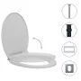 Toilet seat soft close quick release oval light gray by vidaXL, Toilet and bidet seats - Ref: Foro24-145815, Price: 31,97 €, ...