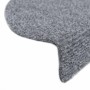 Felpudos autoadhesivos para escaleras, 15 unidades, 56 x 17 x 3 cm, gris claro, semicirculares en Hogar | Comprar online en Foru