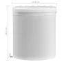 Papelera de cocina empotrada plástico 8 L de vidaXL, Cubos de la basura y papeleras - Ref: Foro24-51173, Precio: 41,83 €, Des...