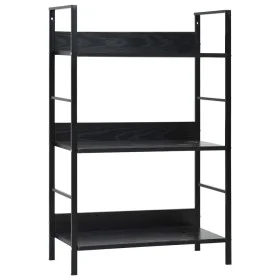 3-tier black engineered wood shelf 60x27.6x90.5 cm by vidaXL, Bookcases and shelves - Ref: Foro24-288218, Price: 65,34 €, Dis...