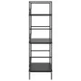 Estantería de 3 niveles madera ingeniería negro 60x27,6x90,5 cm de vidaXL, Librerías y estanterías - Ref: Foro24-288218, Prec...