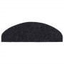 Felpudos autoadhesivos para escaleras, 15 unidades, 65 x 21 x 4 cm, color negro, semicirculares, grandes en Hogar | Comprar onli
