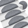 Felpudos autoadhesivos para escaleras, 15 unidades, 65 x 21 x 4 cm, gris claro, semicirculares, grandes en Hogar | Comprar onlin