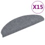 Felpudos autoadhesivos para escaleras, 15 unidades, 65 x 21 x 4 cm, gris claro, semicirculares, grandes en Hogar | Comprar onlin