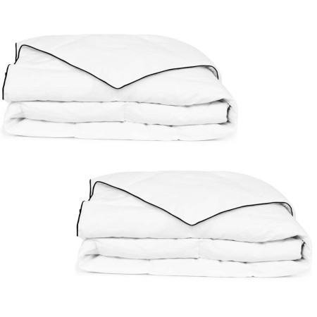 Edredón de plumón de invierno 2 unidades 155x220 cm en Ropa de cama | Comprar online en Foru.es