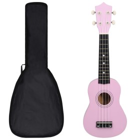 Set de ukelele soprano con funda para niños rosa 21" de vidaXL, Instrumentos de cuerda - Ref: Foro24-70148, Precio: 30,59 €, ...