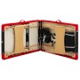 Camilla de masaje plegable 3 zonas madera negro y rojo de vidaXL, Mesas de masaje - Ref: Foro24-110214, Precio: 159,42 €, Des...