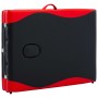 Camilla de masaje plegable 3 zonas madera negro y rojo de vidaXL, Mesas de masaje - Ref: Foro24-110214, Precio: 159,42 €, Des...
