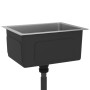 Fregadero de cocina hecho a mano acero inoxidable de vidaXL, Fregaderos - Ref: Foro24-51506, Precio: 82,46 €, Descuento: %