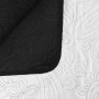 Cubrecama acolchado doble cara 230x260 cm blanco y negro en Ropa de cama | Comprar online en Foru.es