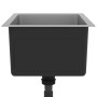 Fregadero de cocina hecho a mano acero inoxidable de vidaXL, Fregaderos - Ref: Foro24-51506, Precio: 82,46 €, Descuento: %