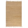 Alfombra de yute tejida a mano 120x180 cm natural en Alfombras | Comprar online en Foru.es