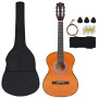 Set de guitarra clásica para niños principiantes 8 pzas 3/4 36" de vidaXL, Guitarras - Ref: Foro24-70121, Precio: 69,99 €, De...